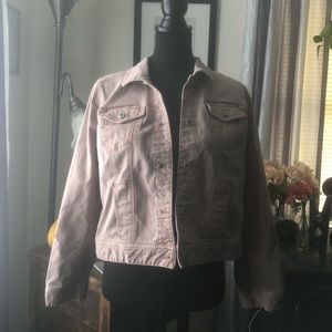 J•Jill Denim Dusty Pink Jean Jacket
Size Medium Petite